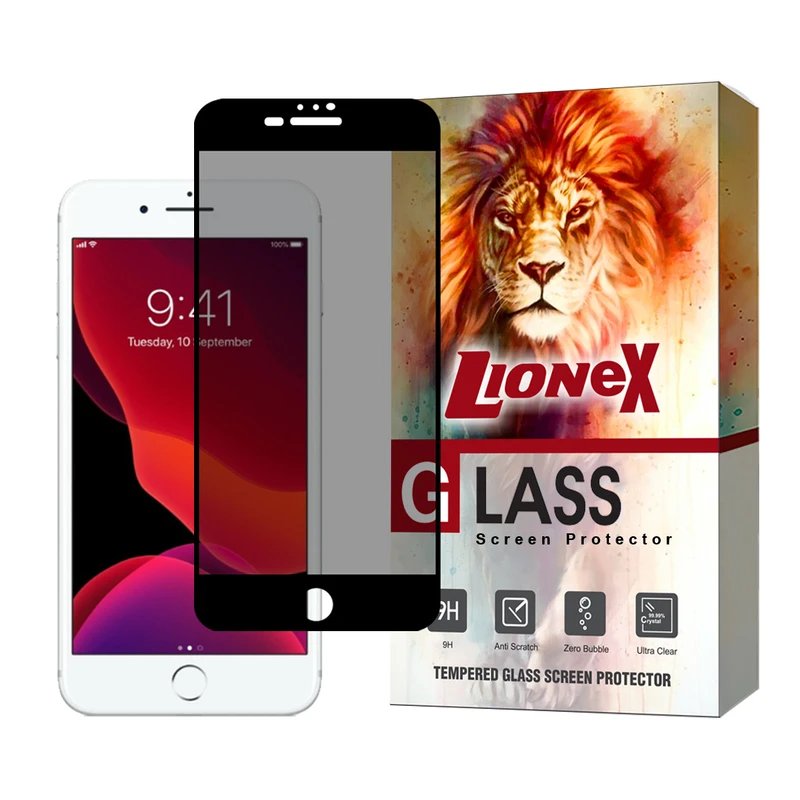 محافظ صفحه نمایش حریم شخصی لایونکس مدل PRIVFULLL مناسب برای گوشی موبایل اپل iPhone 7 Plus / iPhone 8 Plus 