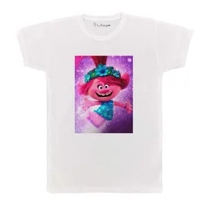 تی شرت بچگانه پرمانه طرح ترول ها کد pmt.4300