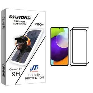 JF Diamond glass Screen Protector For Samsung Galaxy A52 Pack Of 2