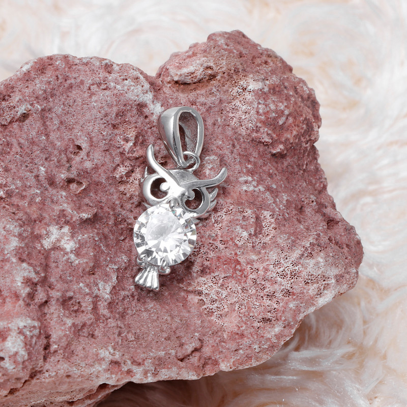 آویز گردنبند نقره زنانه مدل GTA-357