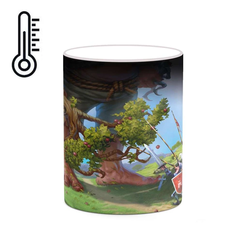 ماگ حرارتی کاکتی مدل نقاشی کارتونی کد mgh18737