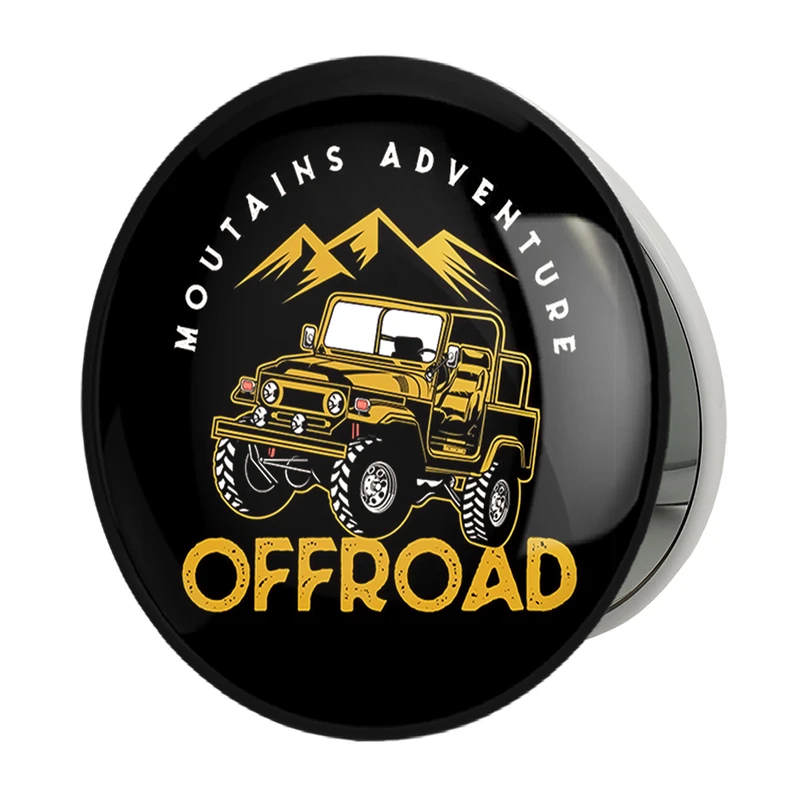 آینه جیبی خندالو طرح ماشین آفرود مدل تاشو کد 10350 