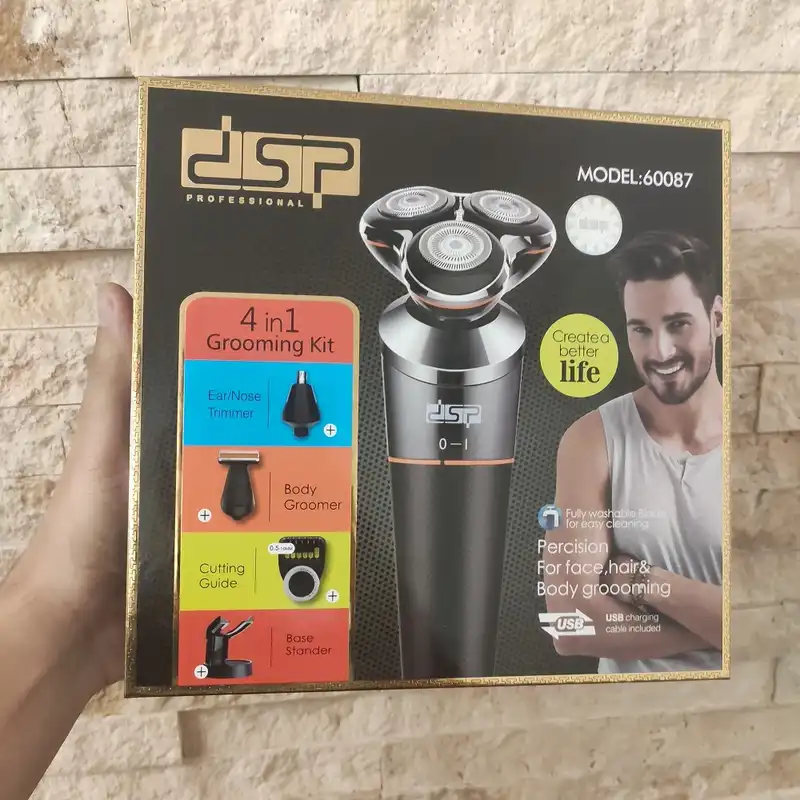 ست ماشین اصلاح موی صورت و بدن دی اس پی مدل 4IN1