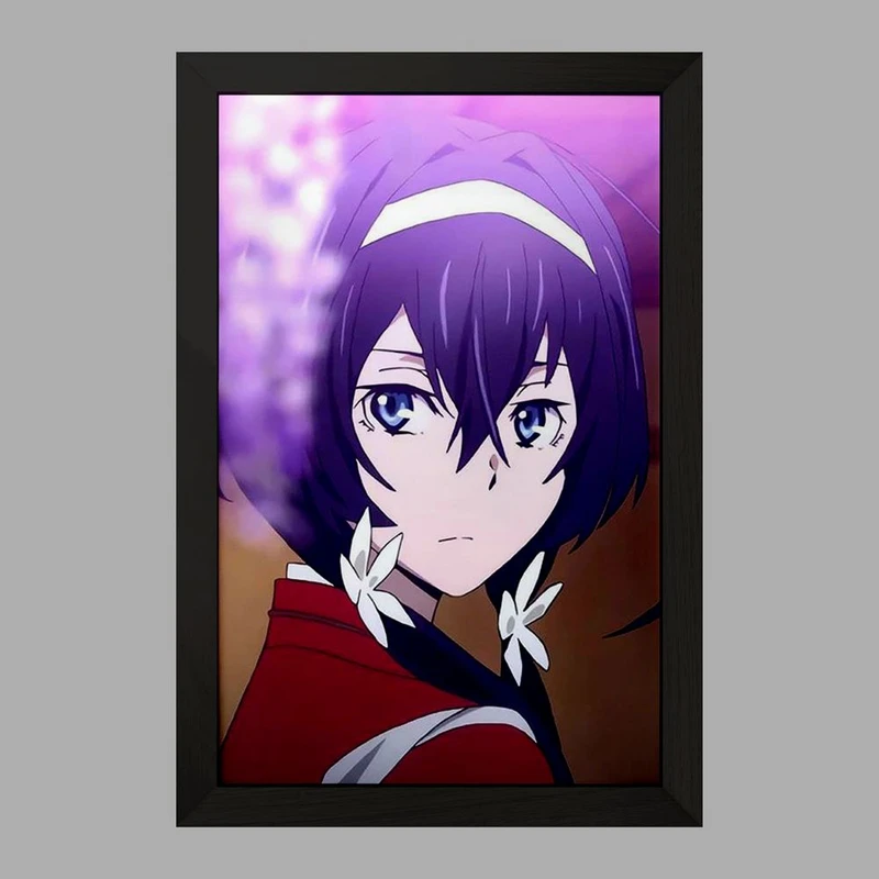 تابلو خندالو مدل کیوکا ایزومی انیمه سگ های ولگرد بانگو  کد 15652