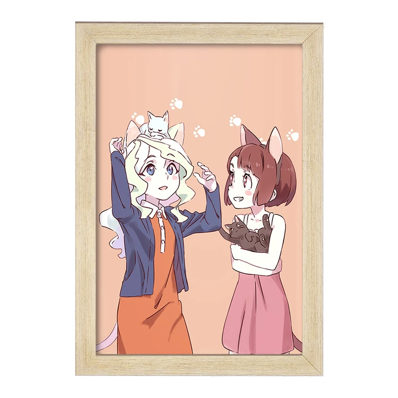 تابلو خندالو مدل دیانا انیمه جادوگران کوچک Little Witch Academia  کد 22856