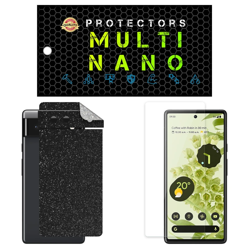 محافظ صفحه نمایش مولتی نانو مدل X-SLFG مناسب برای گوشی موبایل گوگل Pixel 6 به همراه برچسب پوششی