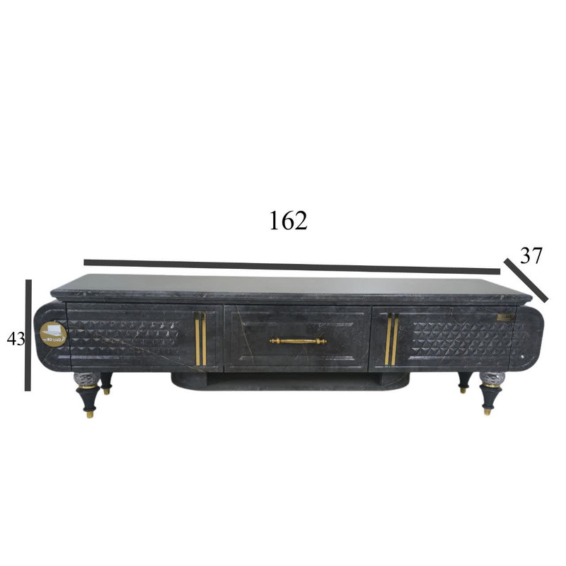 میز تلویزیون آرچین چوب مدل کریستال  مناسب برای تلویزیون تا 60 اینچ