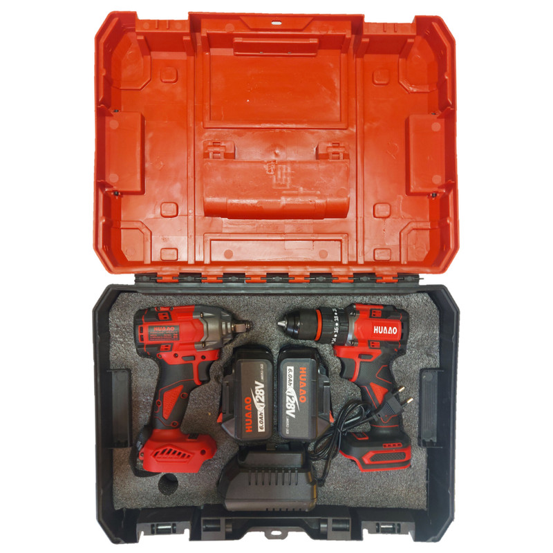 دریل پیچ گوشتی شارژی چکشی و بکس شارژی هوآیو مدل براشلس کد Du2 دریل پیچ گوشتی شارژی چکشی و بکس شارژی هوآیو مدل براشلس کد Du2