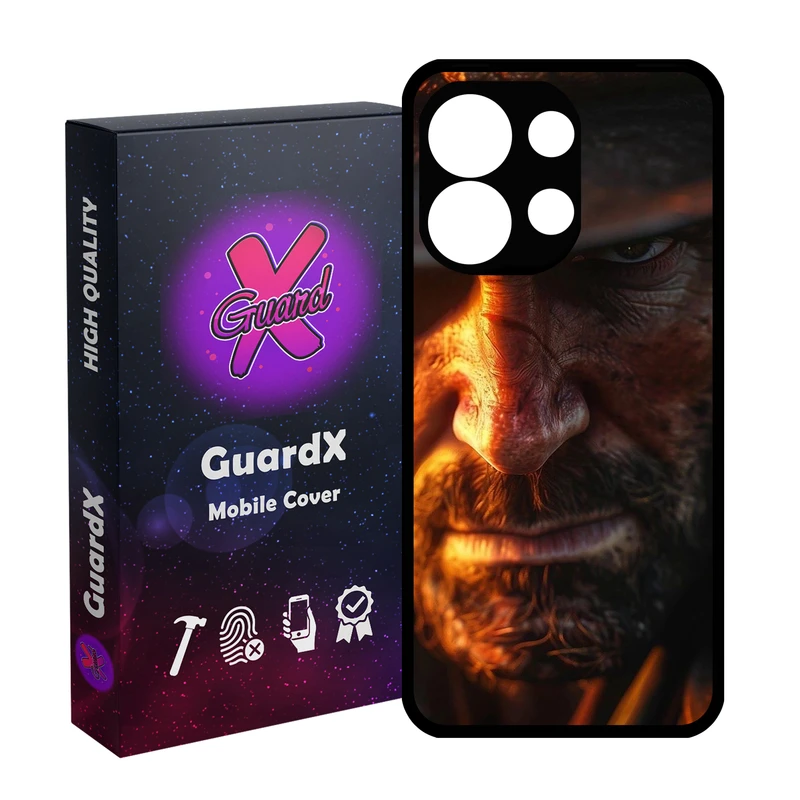 کاور گارد ایکس طرح Red Dead Redemption 2 مدل Glass10734 مناسب برای گوشی موبایل شیائومی Redmi Note 13 4G