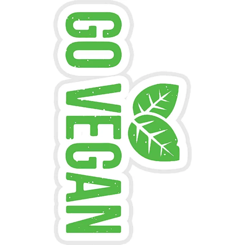 استیکر لپ تاپ طرح Go Vegan! کد ST767