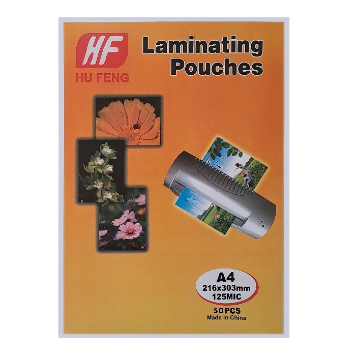 طلق پرس اچ اف مدل 125 میکرون سایز A4 بسته 50 عددی