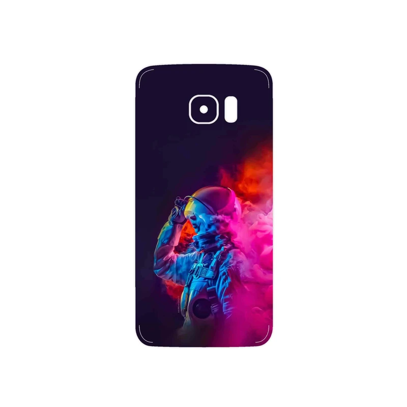 برچسب پوششی ماهوت مدل Smoke Rainbow Digital Art 1 مناسب برای گوشی موبایل سامسونگ Galaxy S7 Edge