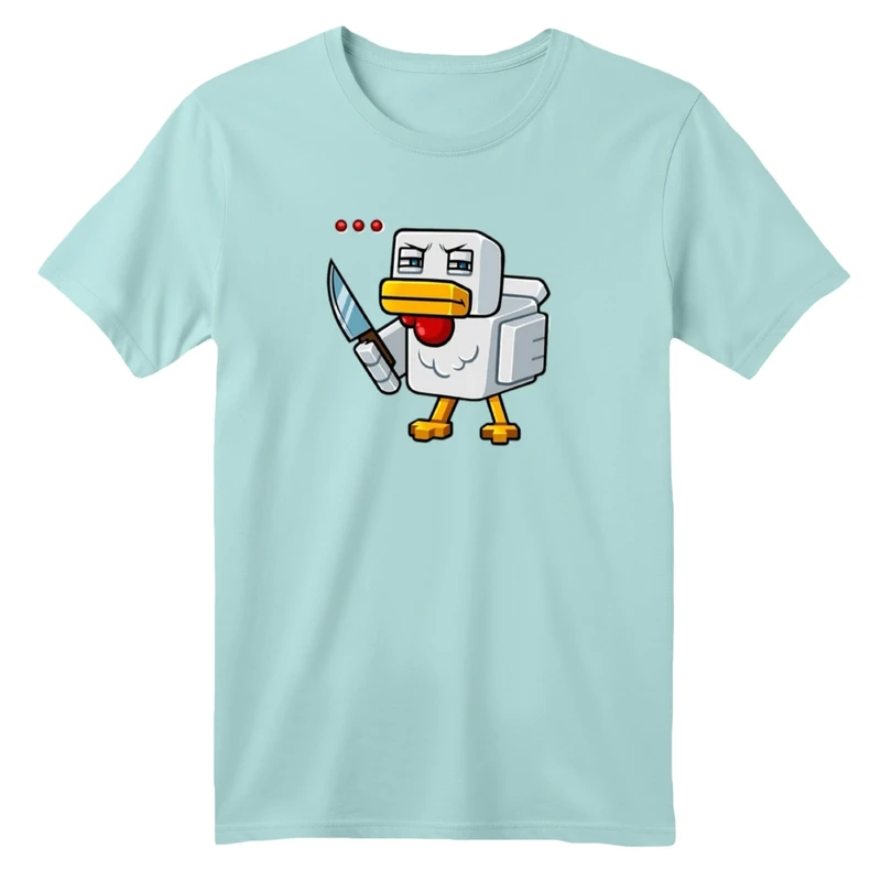 تی شرت آستین کوتاه بچگانه مدل ماینکرفت کد04  