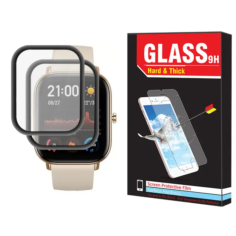 محافظ صفحه نمایش نانو هارد اند تیک مدل NHT مناسب برای ساعت هوشمند شیائومی Amazfit GTS 2E بسته دو عددی