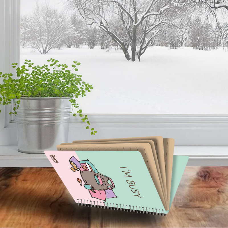 دفترچه یادداشت مستر راد طرح کرافت مدل گربه کیوت فانتزی کد fiory 1928