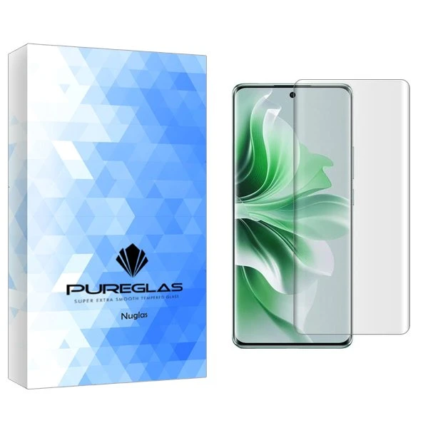 محافظ صفحه نمایش پیور گلس مدل NueGlas UV مناسب برای گوشی موبایل اوپو Reno 11 Pro