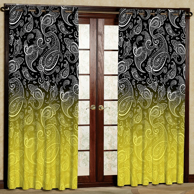 پرده مدل مخمل پانچی کد 4203c سایز 140x200 سانتی متر