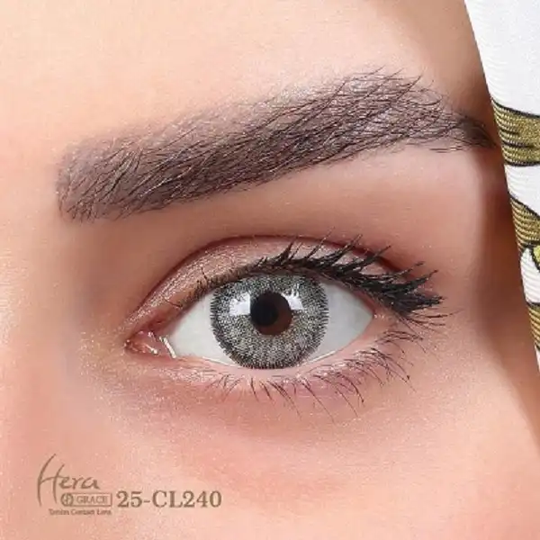 لنز چشم گریس هرا شماره 25 مدل SAA 310 رنگ طوسی عسلی