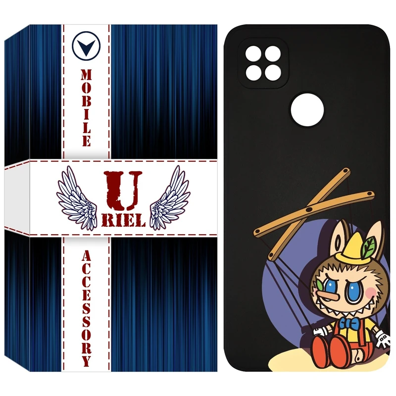 کاور یوریل قاب مدل KSH کد 108 طرح عروسک لبوبو مناسب برای گوشی موبایل شیائومی Redmi 9C / 10A