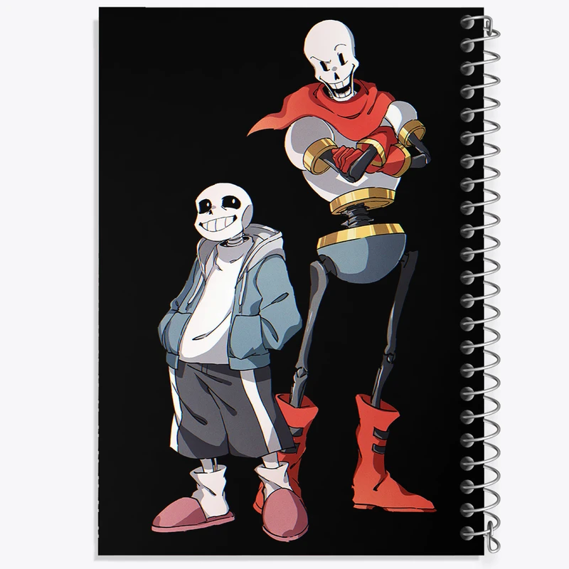 دفتر مشق 50 برگ خندالو طرح بازی آندرتیل (Undertale) کد 31762