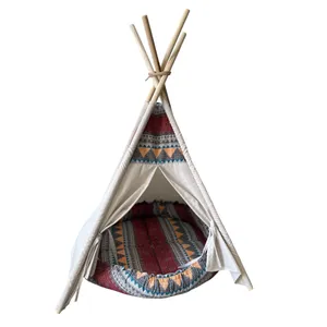 جای خواب حیوانات مدل چادر سرخپوستی کد ۱۰۹۰