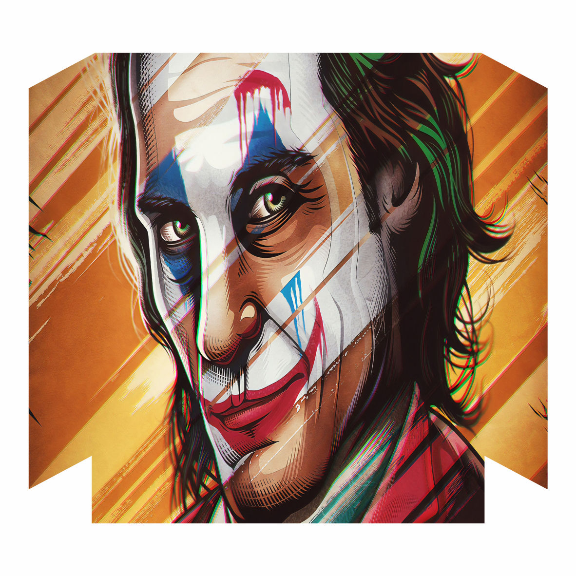 برچسب پلی استیشن ۴ فت مدل Joker