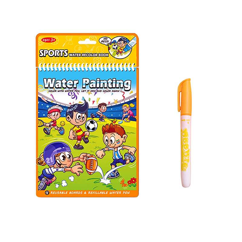 بازی آموزشی رنگ آمیزی مدل Sport Recolor Book کد ZB888-1