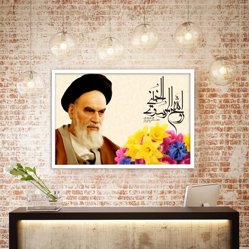 تابلو بکلیت طرح آیت الله خمینی مدل W-6950