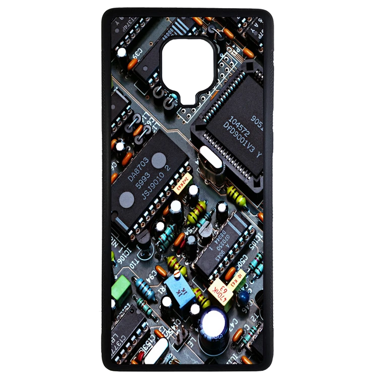 کاور طرح بورد الکترونیکی مناسب برای گوشی موبایل شیائومی redmi note 9 pro