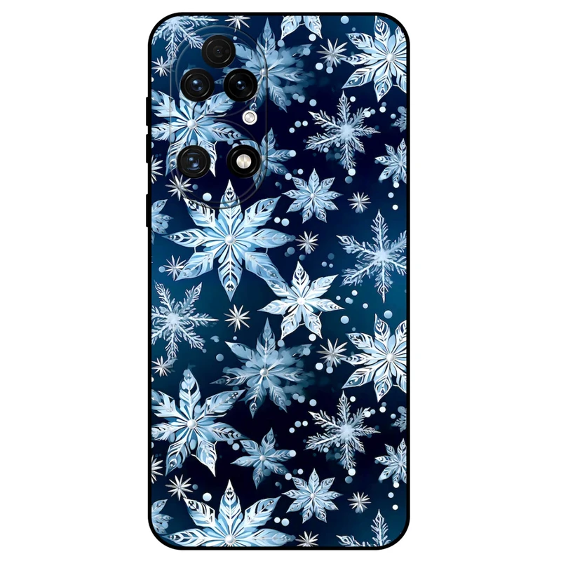 کاور مگافون طرح برف مدل 2824 مناسب برای گوشی موبایل هوآوی P50 / P50E