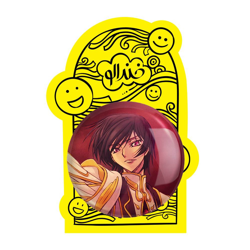 آینه جیبی خندالو مدل لولوش وی بریتانیا انیمه کد گیاس Code Geass  کد 13062