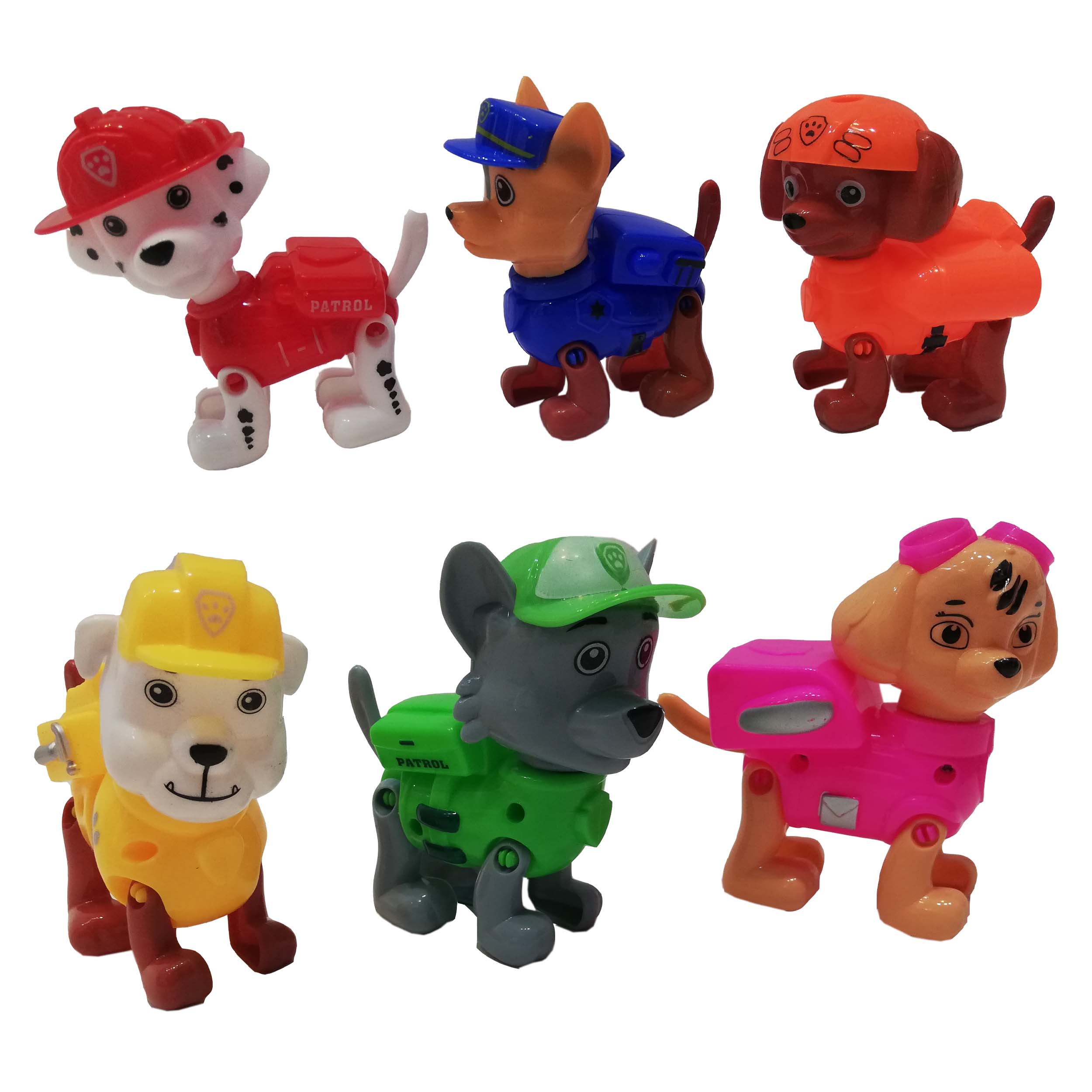 اسباب بازی مدل سگهای نگهبان کد 0258 مجموعه 6 عددی