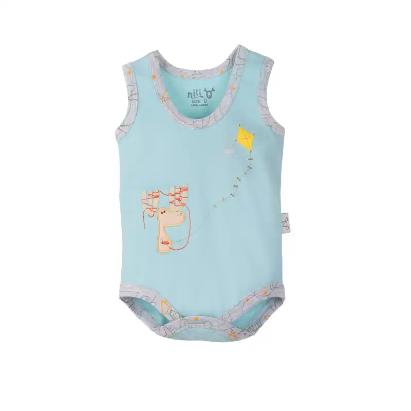 بادی نوزادی نیلی مدل گوزن