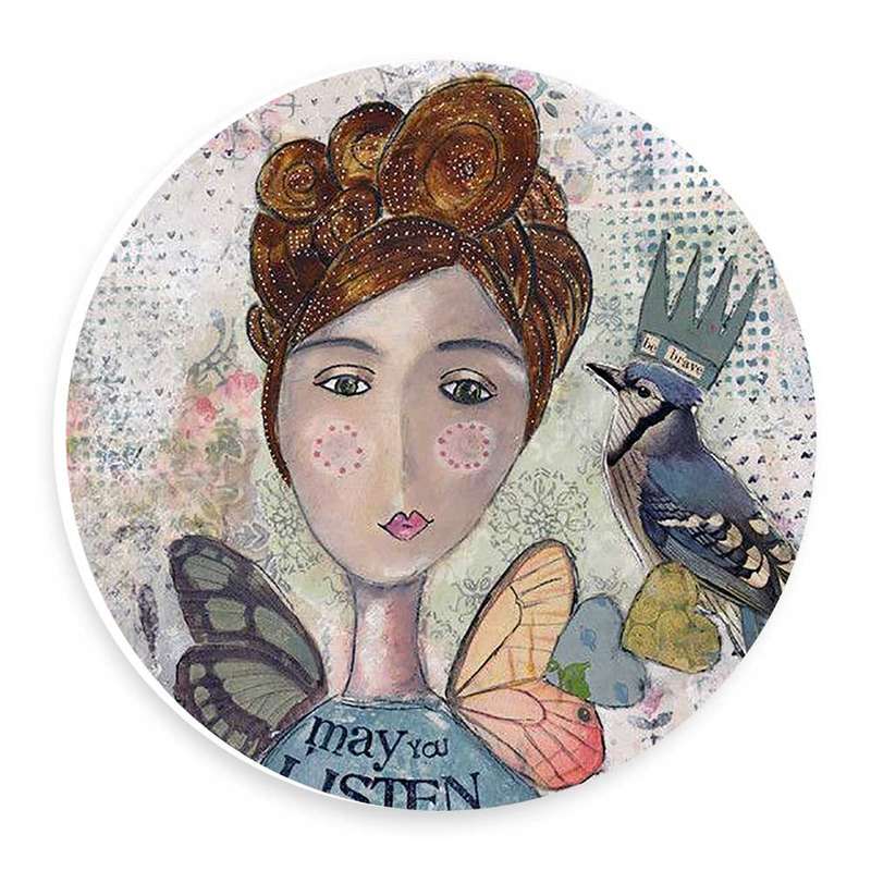 دیوارکوب طرح فرشته و پرنده مدل wtb261