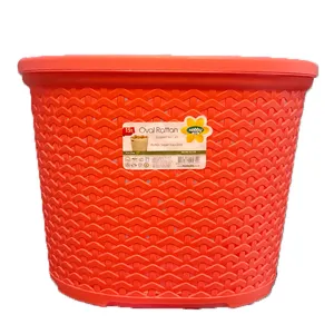 سبد رخت چرک هوبی لایف مدل Oval Rattan Basket