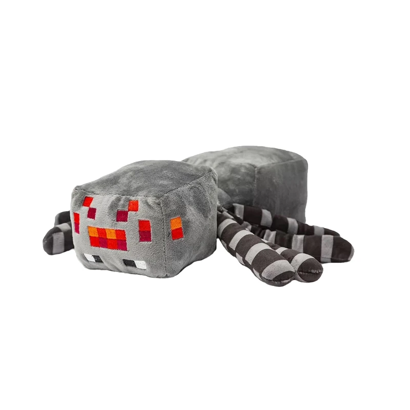 عروسک طرح اسپایدر ماینکرافت مدل عنکبوت کد JI110 طول 30 سانتی‌متر