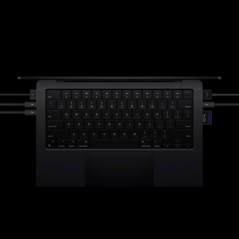 لپ تاپ 14.2 اینچی اپل مدل MacBook Pro MX2H3 2024 LLA-M4 Pro-24GB RAM-512GB SSD-Retina 120Hz