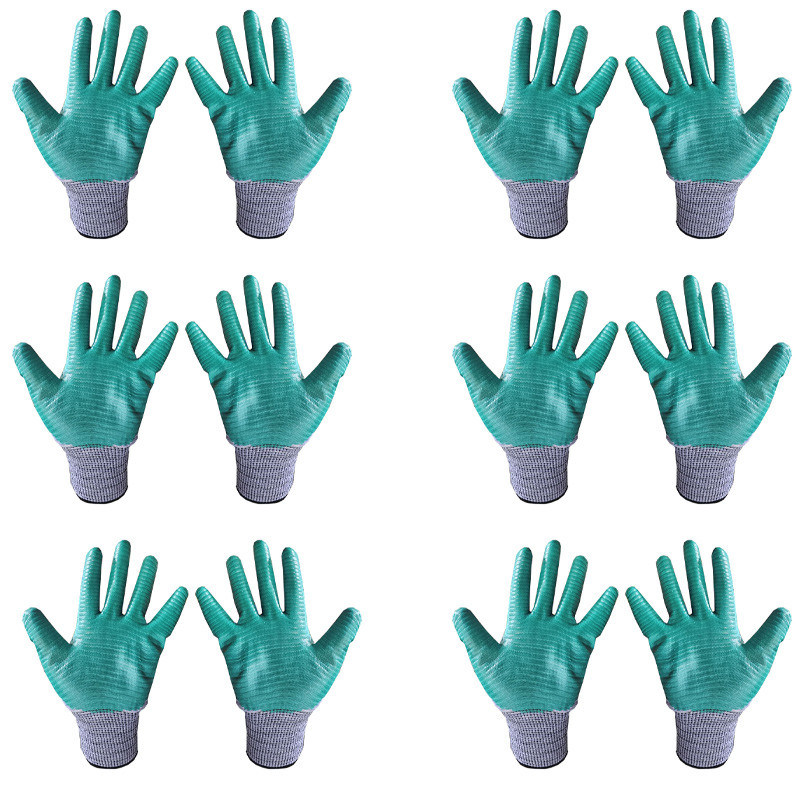 دستکش ایمنی مدل کف ماری کد n28 بسته 6 عددی