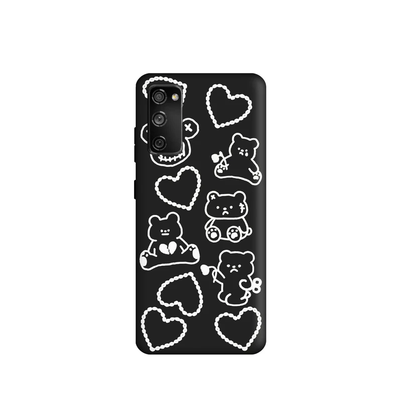 کاور طرح خرس و قلب کد f2615 مناسب برای گوشی موبایل سامسونگ galaxy S20 FE