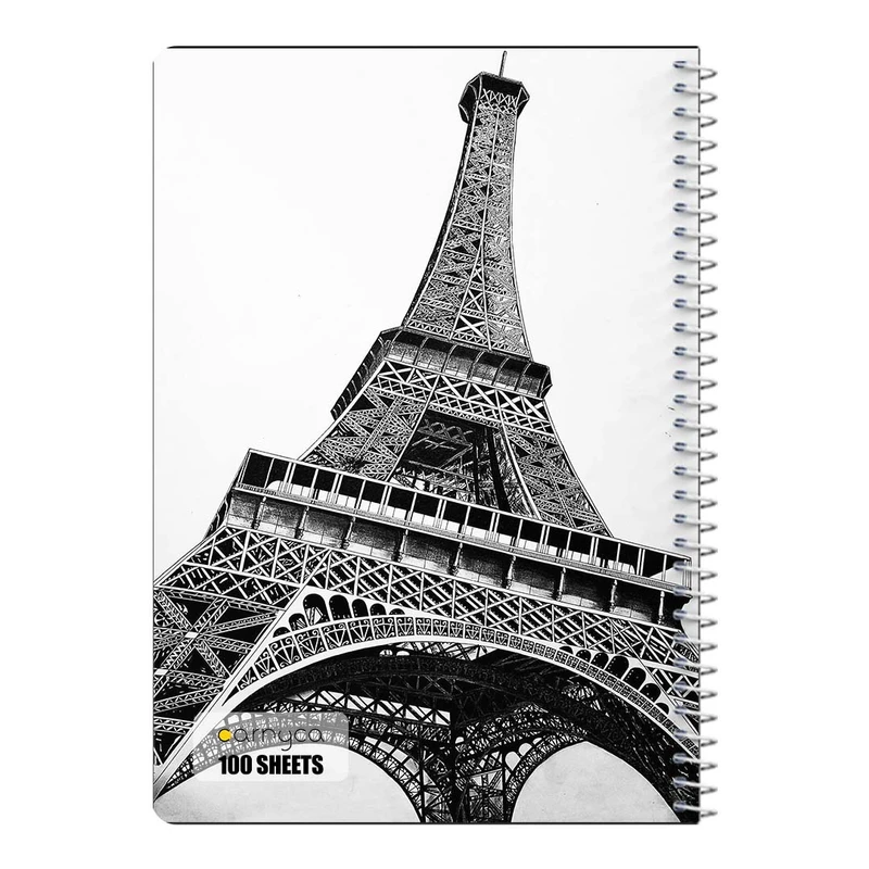 دفتر مشق 100 برگ سیمی کارنیکا طرح پاریس Paris کد 84688