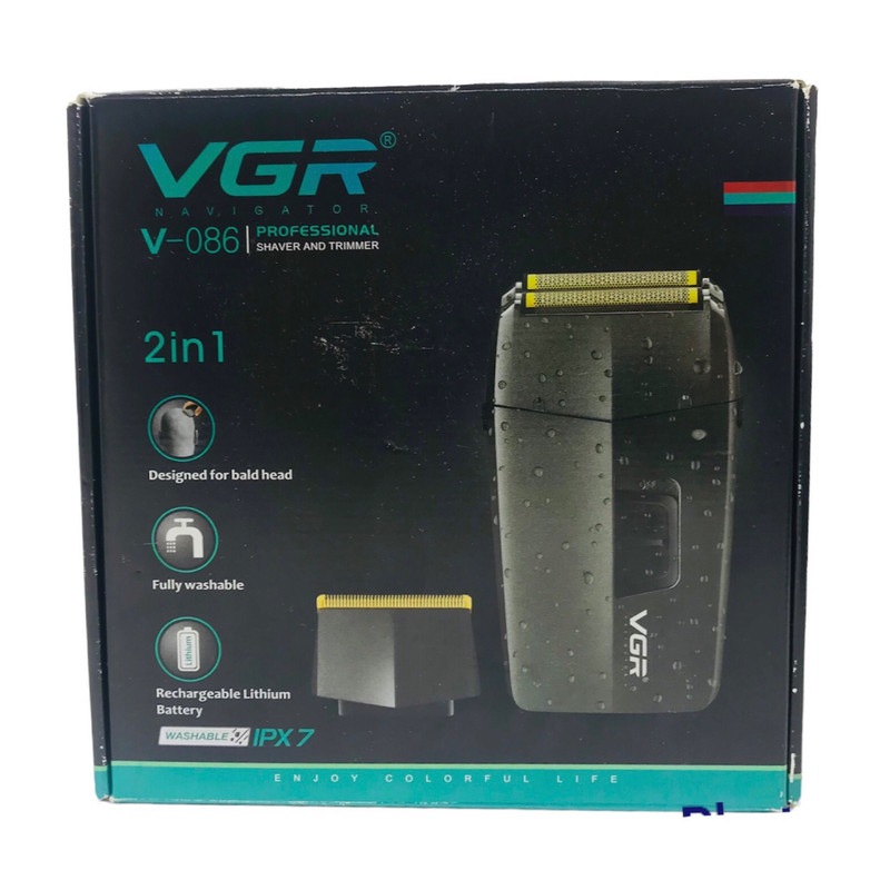 خرید و قیمت ماشین اصلاح موی سر و صورت وی جی ار مدل V086