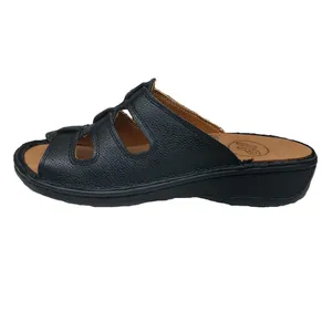 دمپایی زنانه ایران پا طب مدل کارا رنگ مشکی