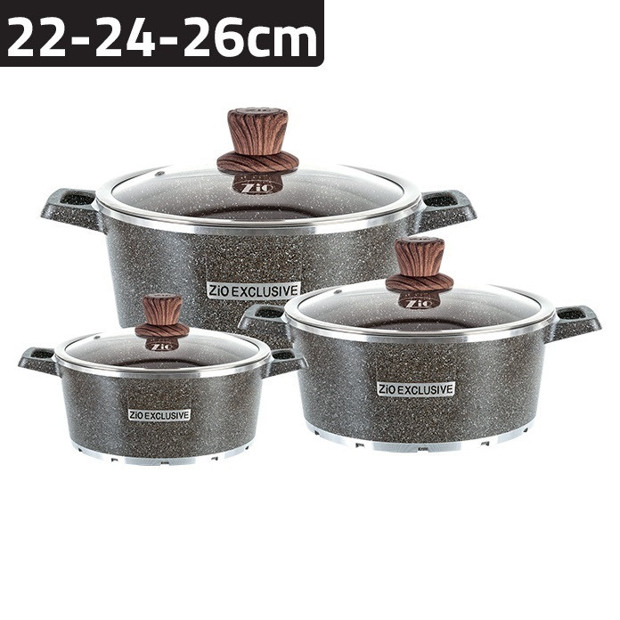 سرویس پخت و پز شش پارچه زیو مدل Z-8400-26