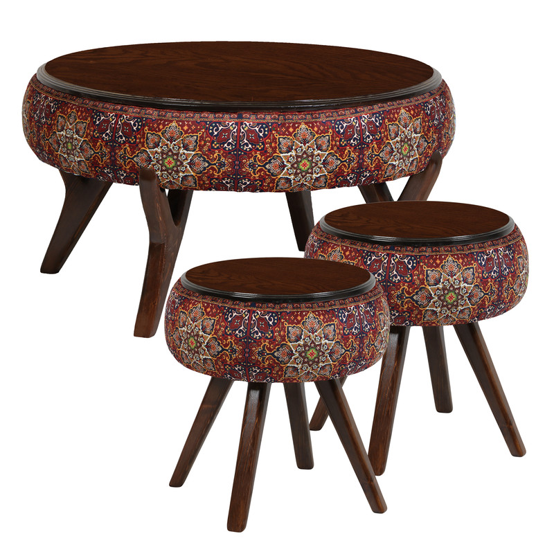 میز پذیرایی مدل AK-97 مجموعه 3 عددی