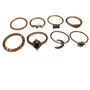 انگشتر زنانه آی ام مدل 04 مجموعه 8 عددی