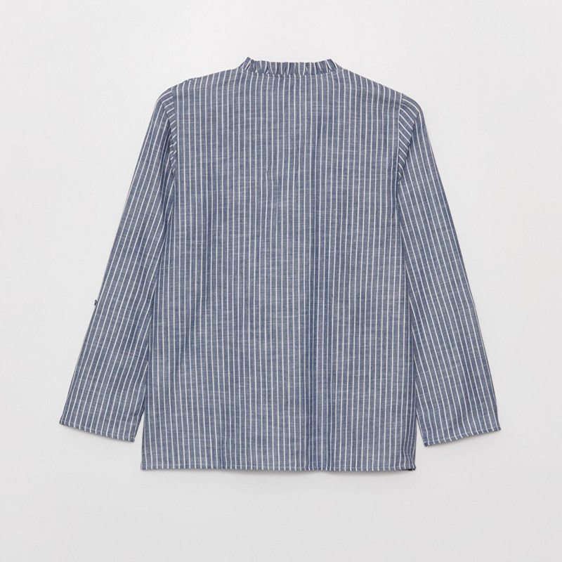 شومیز آستین بلند زنانه ال سی وایکیکی مدل Cizgili43221