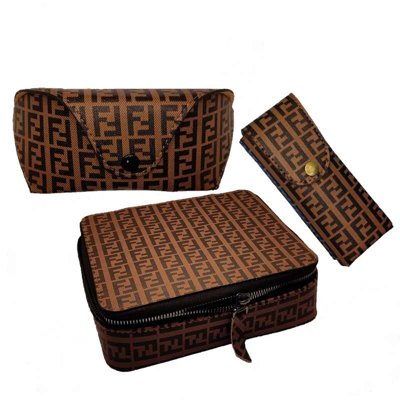 کیف و قاب عینک مدل SETFBR مجموعه 3 عددی