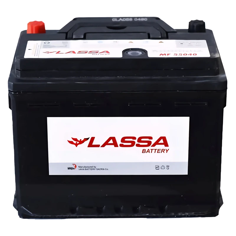 باتری اتمی 12 ولت 55 آمپر خودرو مدل لاسا