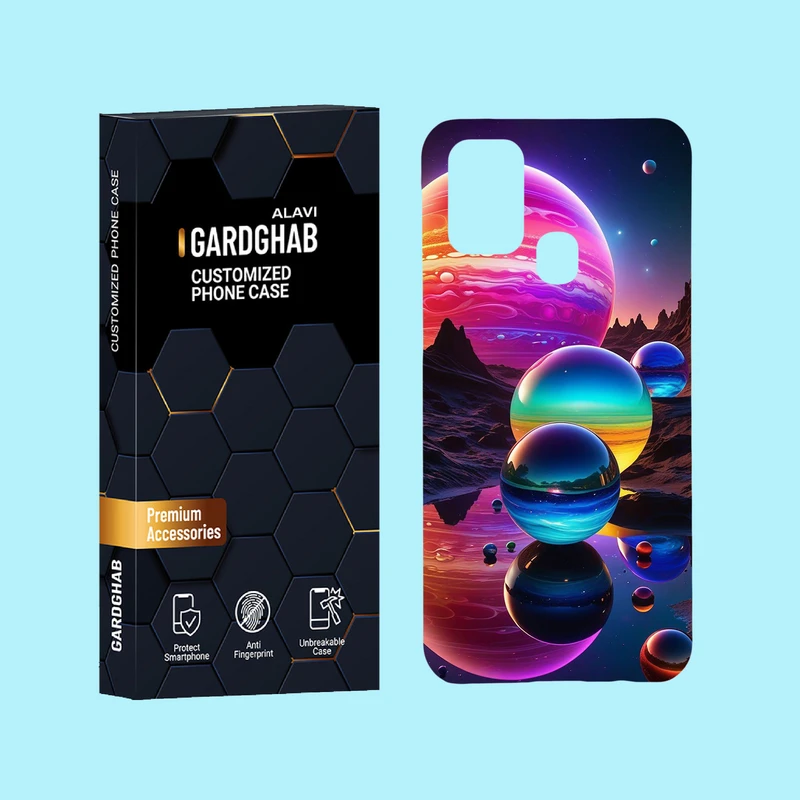 کاور گارد قاب علوی مدل هنری مناسب برای گوشی موبایل سامسونگ Galaxy M31