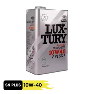روغن موتور خودرو بنزینی بوش مدل لاکچری +10W40 SN حجم 4 ليتر